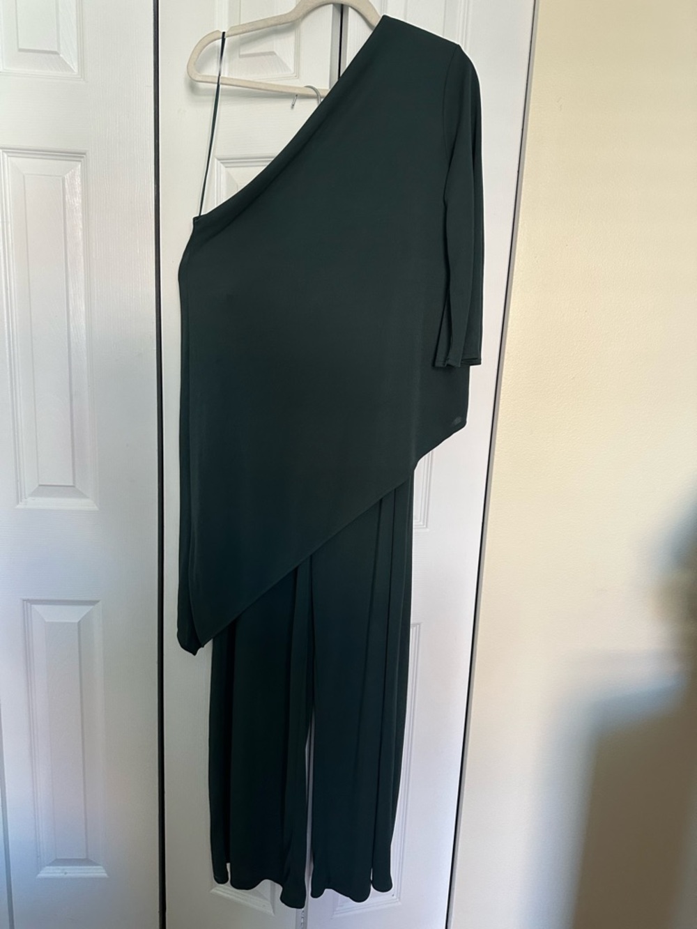 Zara Forest Green blouse and pant set